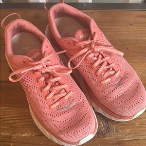 Hoka Women's Pink Running Shoes ARAHI 4 Sz 8 GUC